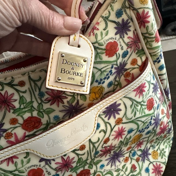 Dooney & Bourke Multicolor Floral Hobo Bag - Picture 3 of 9